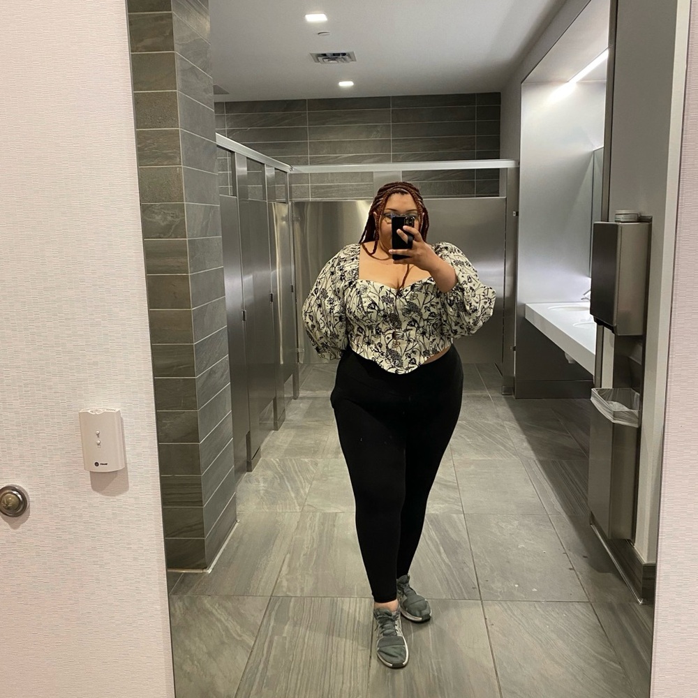 Flower Patterned Top